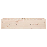 Day Bed without Mattress 80x200 cm Solid Wood Pine - Bargainia.com - 