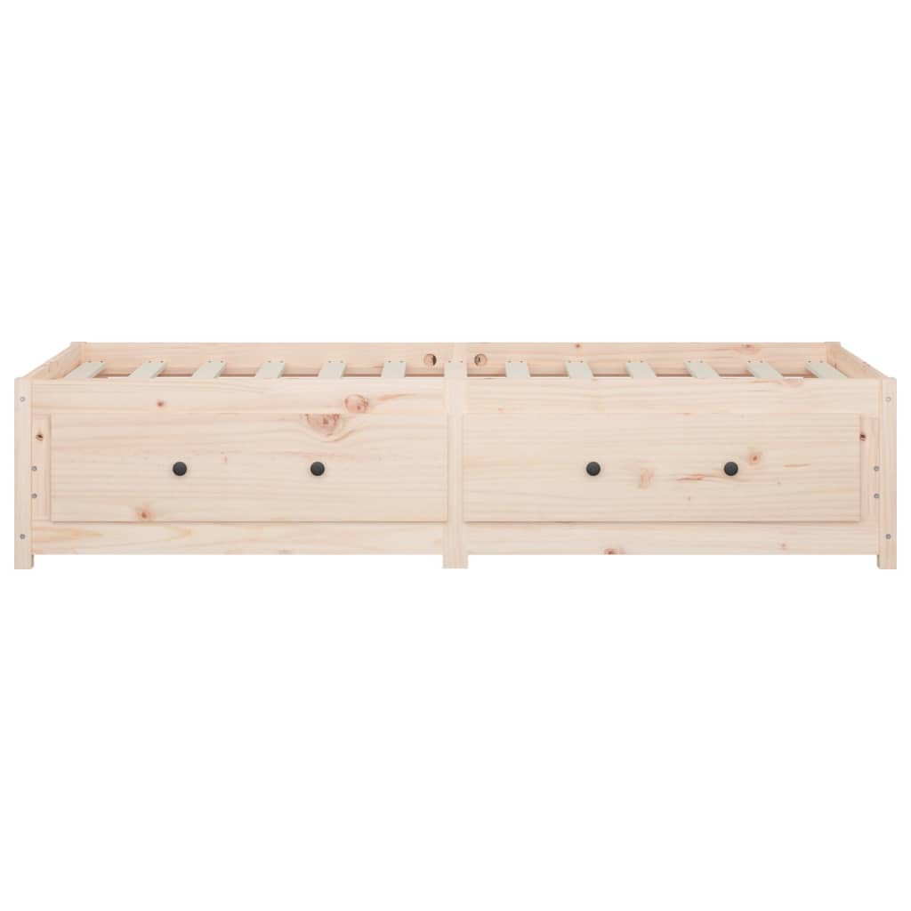 Day Bed without Mattress 80x200 cm Solid Wood Pine - Bargainia.com - 