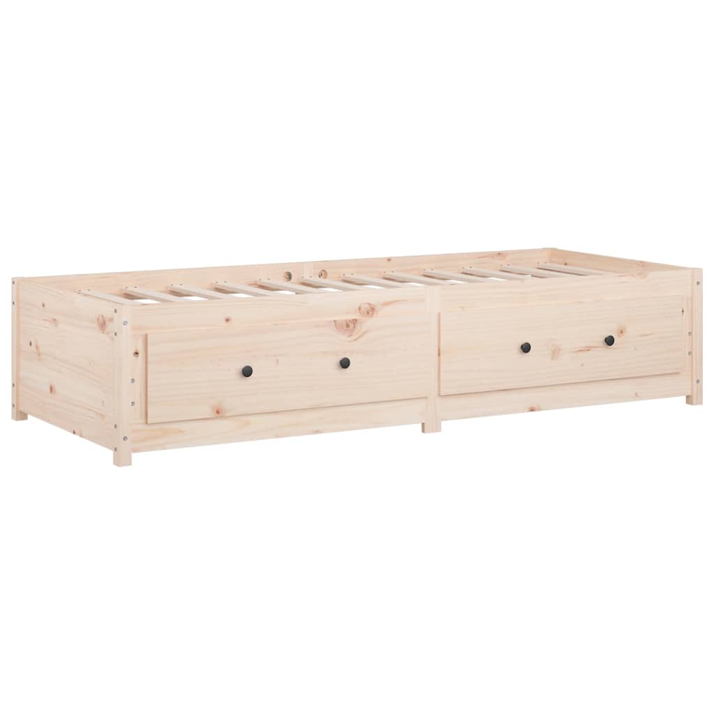 Day Bed without Mattress 80x200 cm Solid Wood Pine - Bargainia.com - 