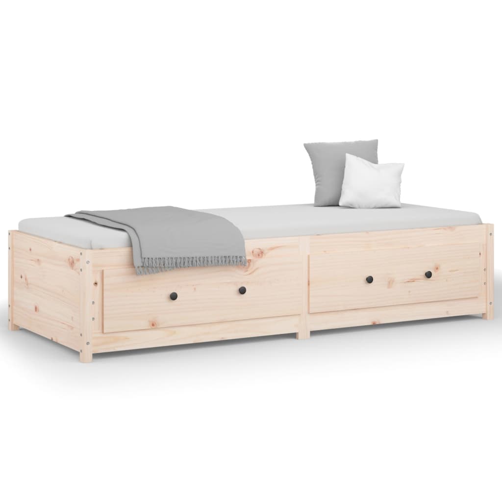 Day Bed without Mattress 80x200 cm Solid Wood Pine - Bargainia.com - 