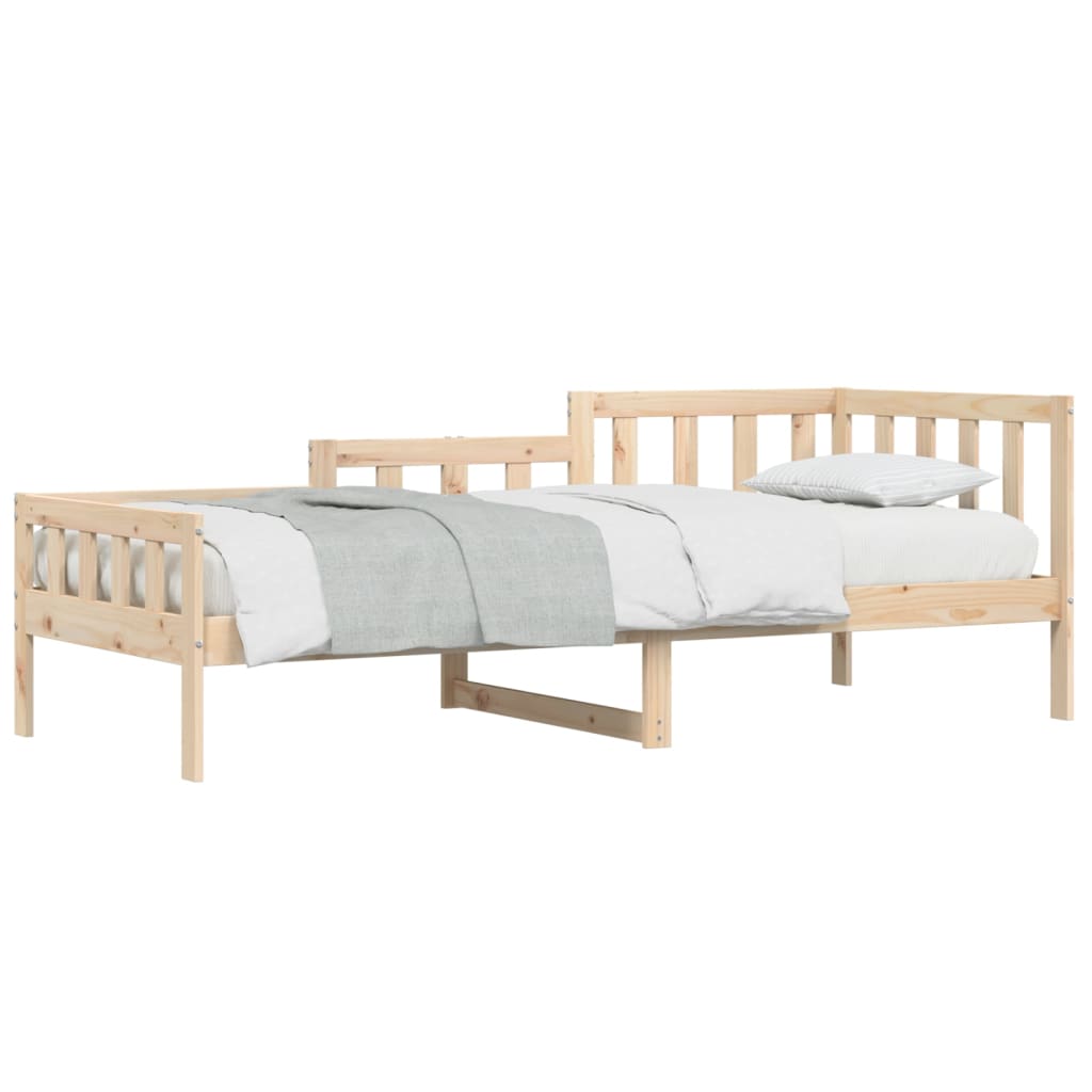 Day Bed without Mattress 80x200 cm Solid Wood Pine - Bargainia.com - 