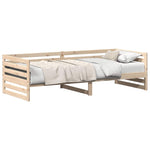 Day Bed without Mattress 80x200 cm Solid Wood Pine - Bargainia.com - 