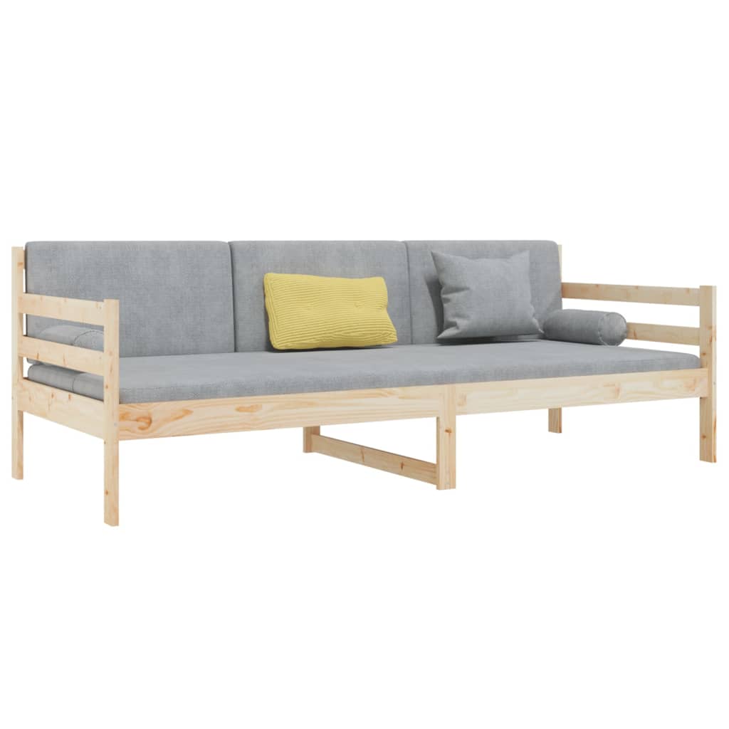 Day Bed without Mattress 80x200cm Solid Wood Pine - Bargainia.com - 