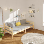 Day Bed without Mattress 80x200cm Solid Wood Pine - Bargainia.com - 