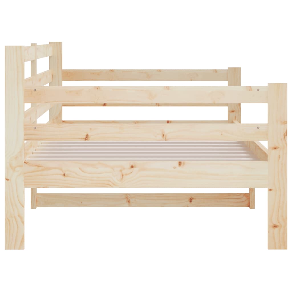 Day Bed without Mattress 80x200cm Solid Wood Pine - Bargainia.com - 
