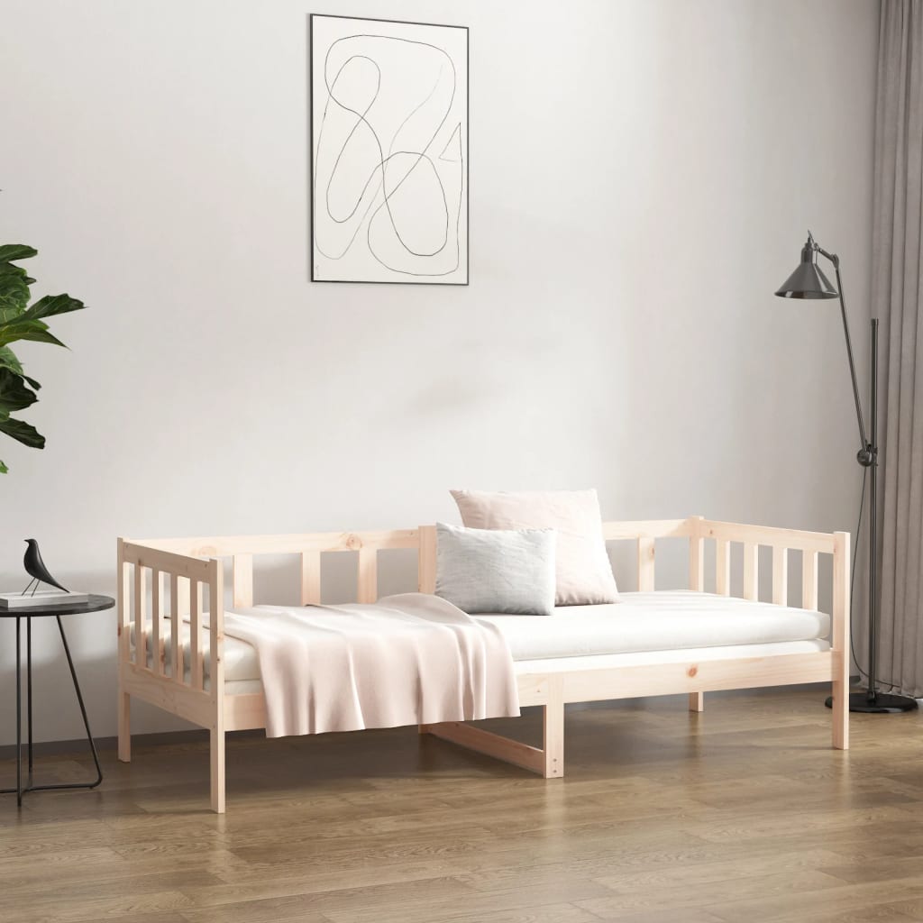 Day Bed without Mattress 80x200cm Solid Wood Pine - Bargainia.com - 