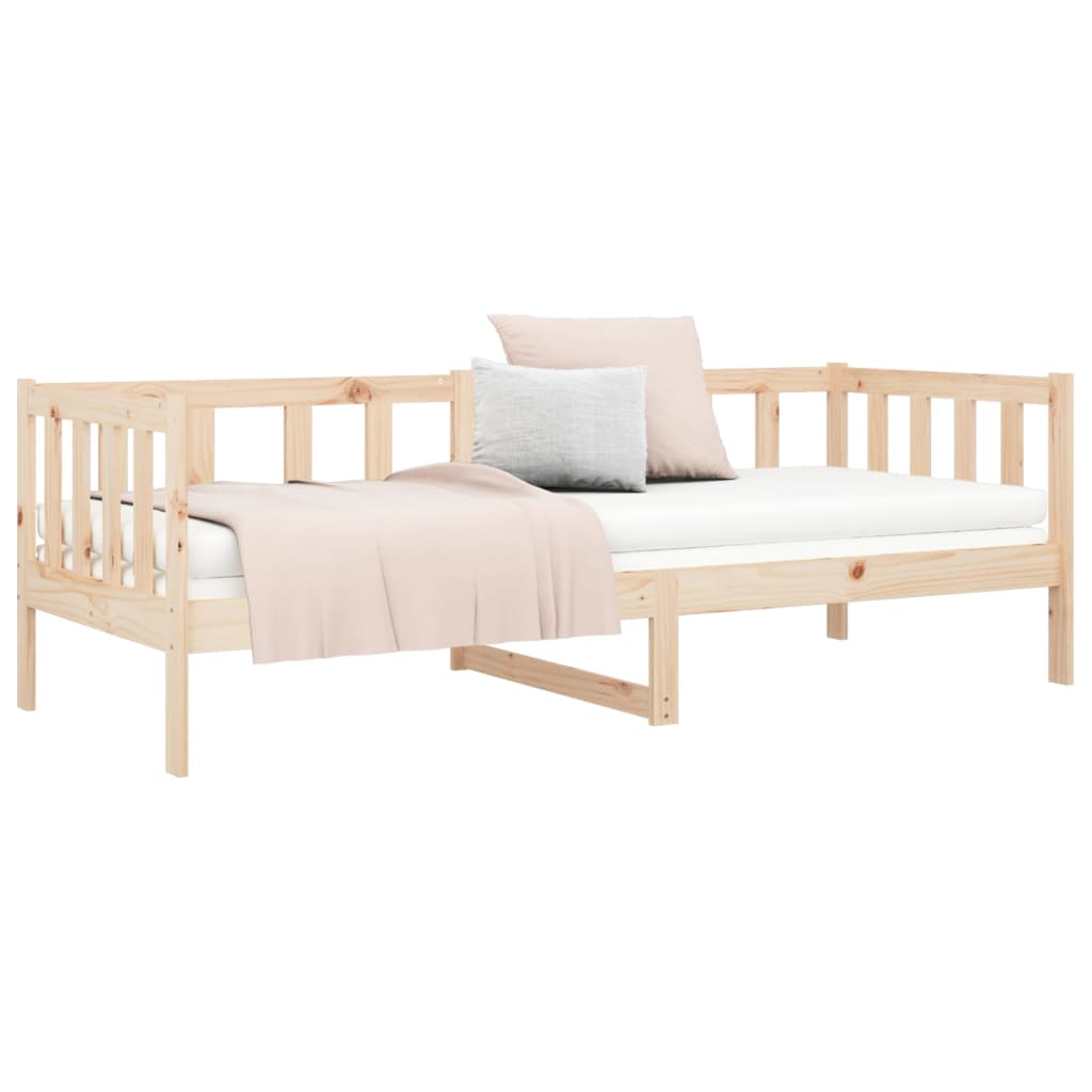 Day Bed without Mattress 80x200cm Solid Wood Pine - Bargainia.com - 