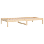 Day Bed without Mattress 90x190 cm Single Single Solid Wood Pine - Bargainia.com - 