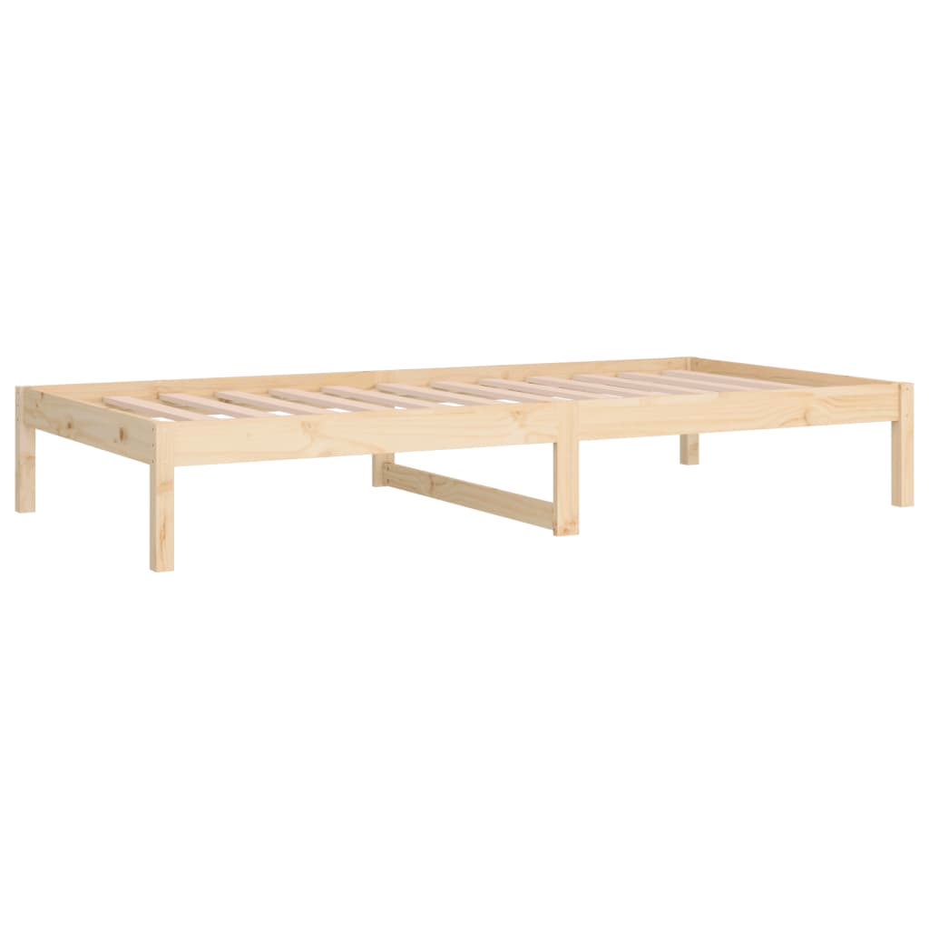 Day Bed without Mattress 90x190 cm Single Single Solid Wood Pine - Bargainia.com - 