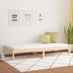 Day Bed without Mattress 90x190 cm Single Single Solid Wood Pine - Bargainia.com - 