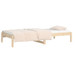 Day Bed without Mattress 90x190 cm Single Single Solid Wood Pine - Bargainia.com - 