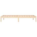 Day Bed without Mattress 90x190 cm Single Single Solid Wood Pine - Bargainia.com - 