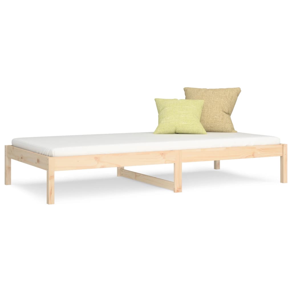 Day Bed without Mattress 90x190 cm Single Single Solid Wood Pine - Bargainia.com - 