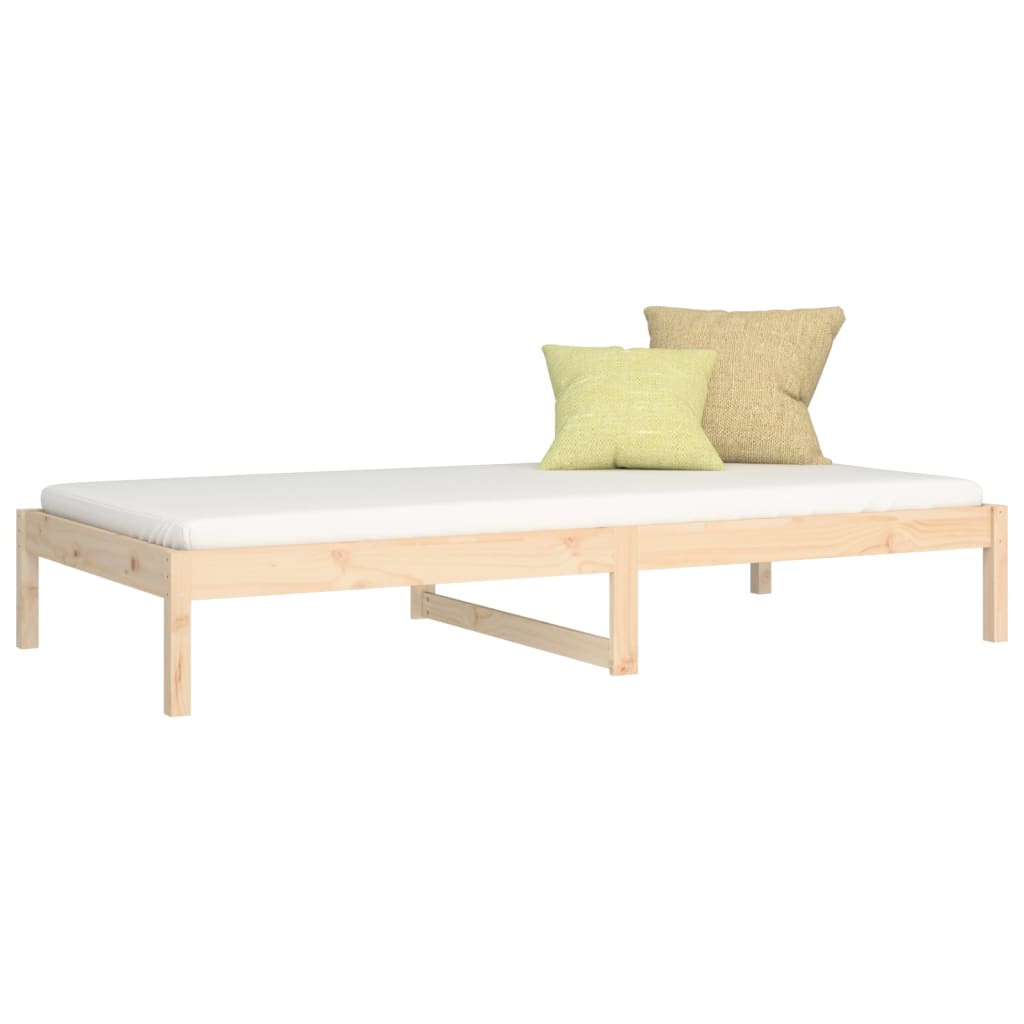 Day Bed without Mattress 90x190 cm Single Single Solid Wood Pine - Bargainia.com - 