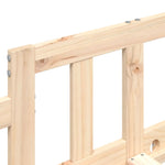 Day Bed without Mattress 90x190 cm Single Solid Wood Pine - Bargainia.com - 