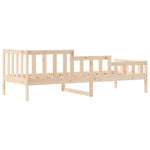 Day Bed without Mattress 90x190 cm Single Solid Wood Pine - Bargainia.com - 