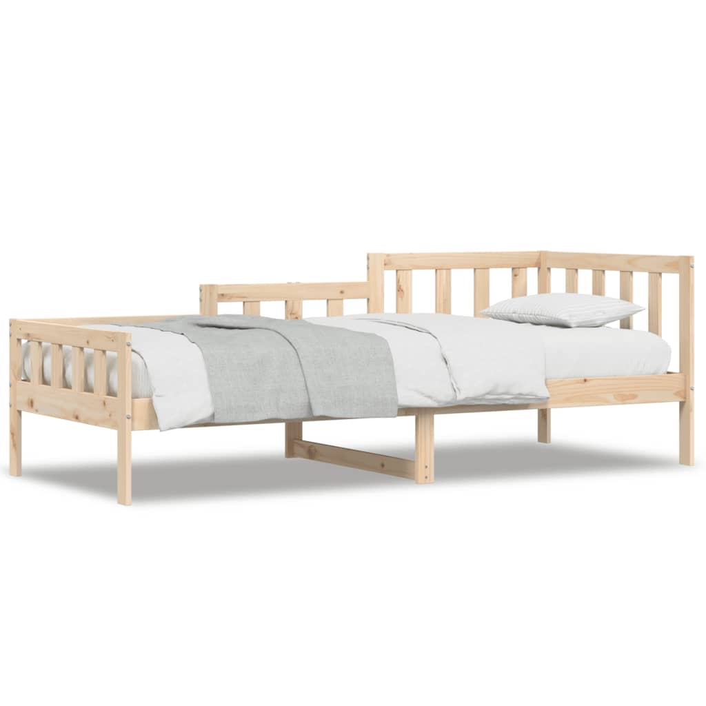 Day Bed without Mattress 90x190 cm Single Solid Wood Pine - Bargainia.com - 