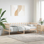 Day Bed without Mattress 90x190 cm Single Solid Wood Pine - Bargainia.com - 