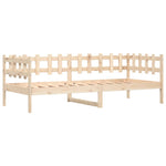 Day Bed without Mattress 90x190 cm Single Solid Wood Pine - Bargainia.com - 