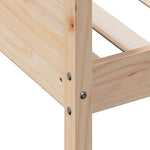 Day Bed without Mattress 90x190 cm Single Solid Wood Pine - Bargainia.com - 