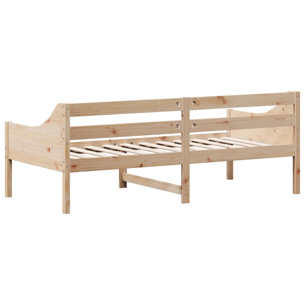 Day Bed without Mattress 90x190 cm Single Solid Wood Pine - Bargainia.com - 