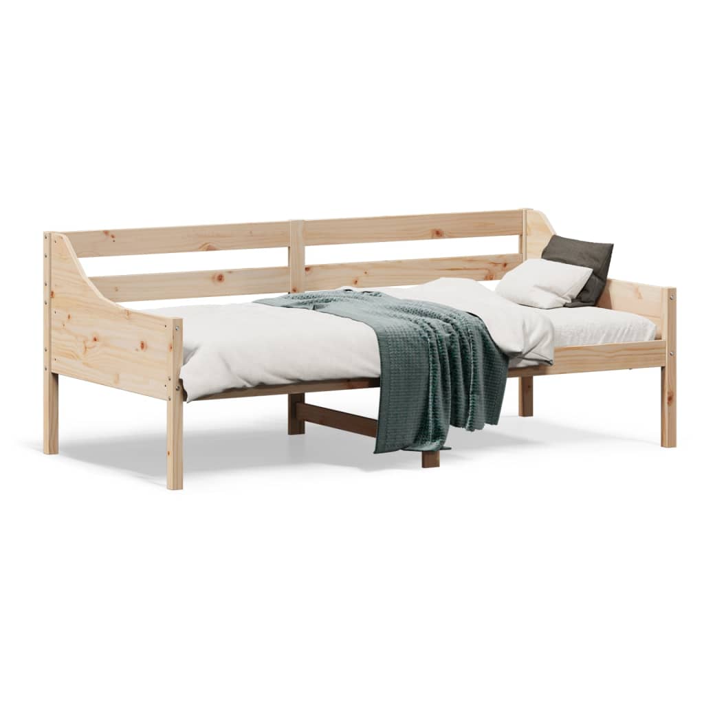 Day Bed without Mattress 90x190 cm Single Solid Wood Pine - Bargainia.com - 