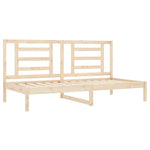 Day Bed without Mattress 90x200 cm Solid Wood Pine - Bargainia.com - 