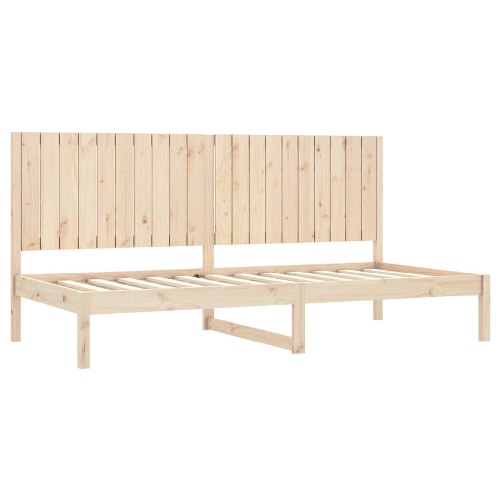 Day Bed without Mattress 90x200 cm Solid Wood Pine - Bargainia.com - 