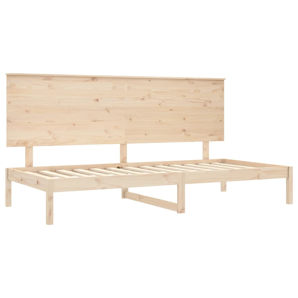 Day Bed without Mattress 90x200 cm Solid Wood Pine - Bargainia.com - 
