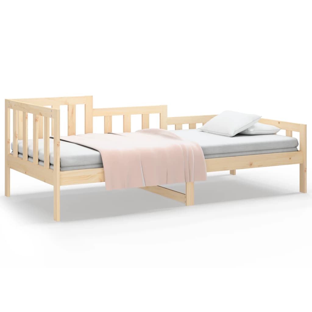 Day Bed without Mattress 90x200 cm Solid Wood Pine - Bargainia.com - 