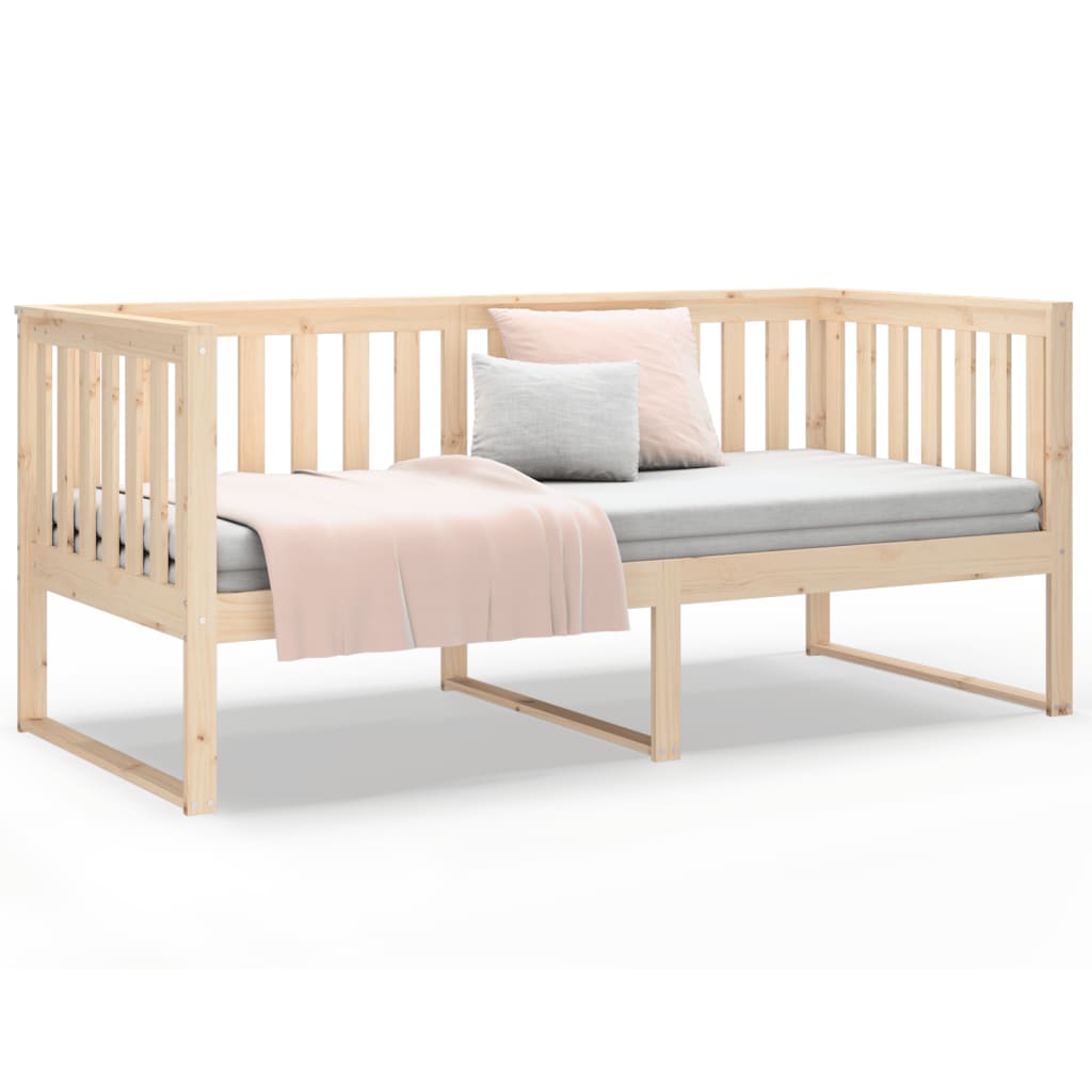 Day Bed without Mattress 90x200 cm Solid Wood Pine - Bargainia.com - 