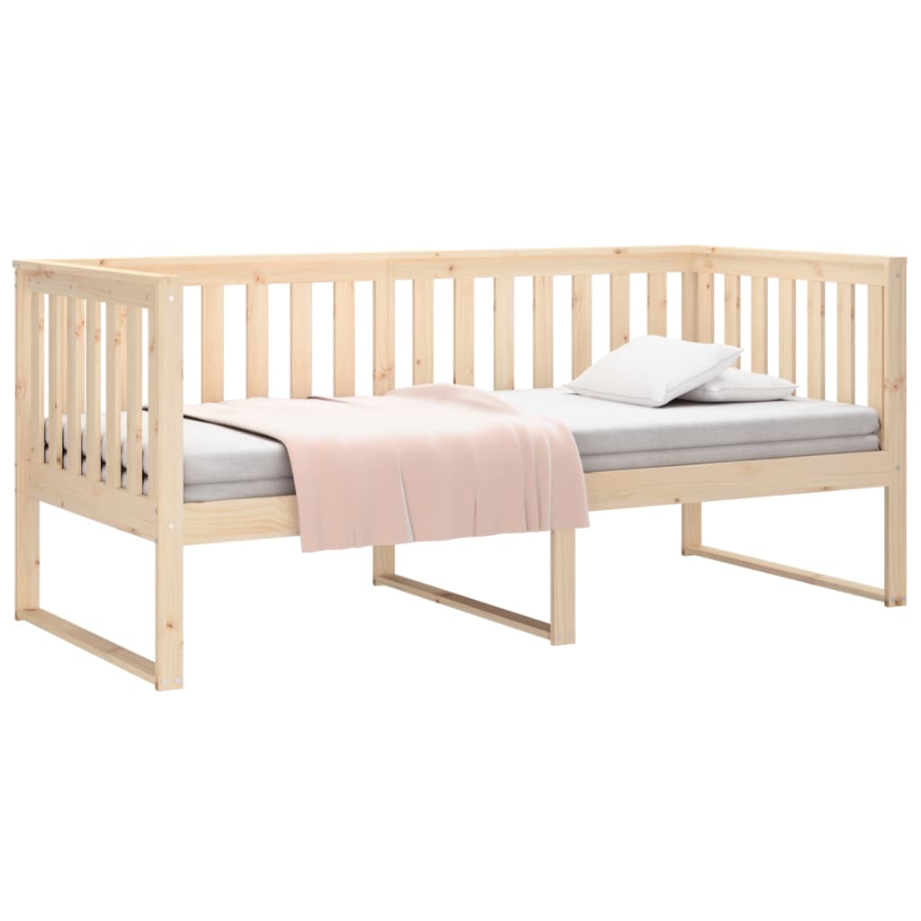 Day Bed without Mattress 90x200 cm Solid Wood Pine - Bargainia.com - 