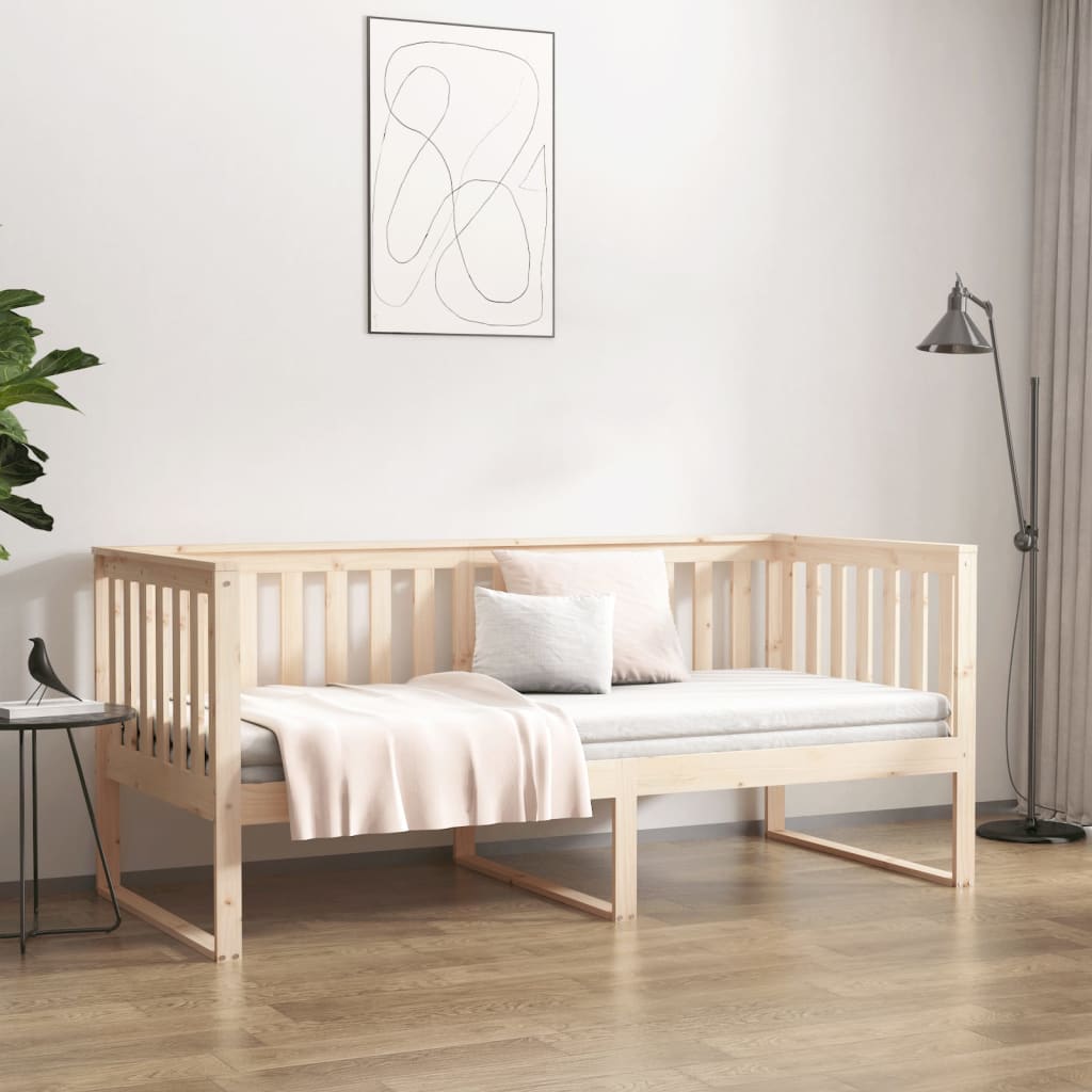 Day Bed without Mattress 90x200 cm Solid Wood Pine - Bargainia.com - 