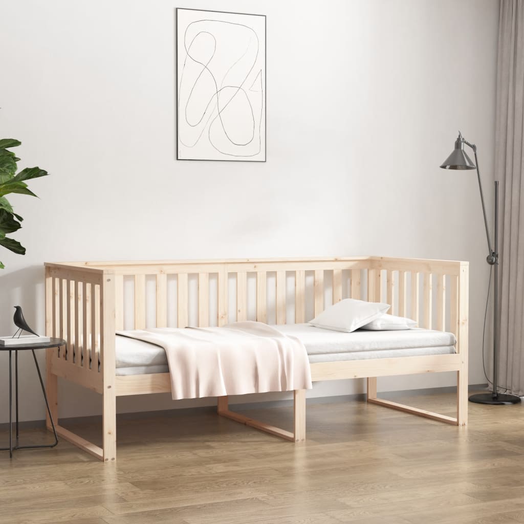 Day Bed without Mattress 90x200 cm Solid Wood Pine - Bargainia.com - 