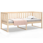 Day Bed without Mattress 90x200 cm Solid Wood Pine - Bargainia.com - 