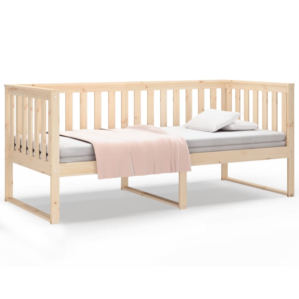 Day Bed without Mattress 90x200 cm Solid Wood Pine - Bargainia.com - 