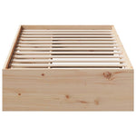 Day Bed without Mattress 90x200 cm Solid Wood Pine - Bargainia.com - 