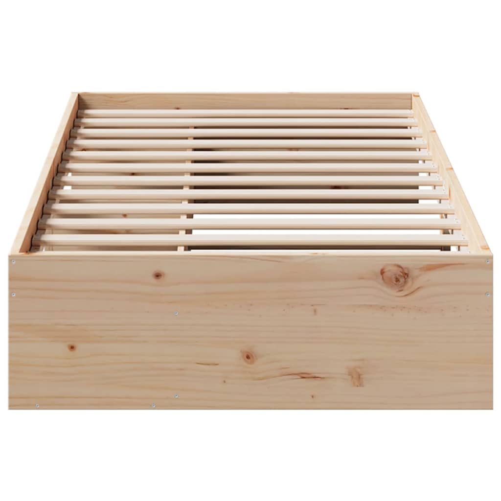 Day Bed without Mattress 90x200 cm Solid Wood Pine - Bargainia.com - 