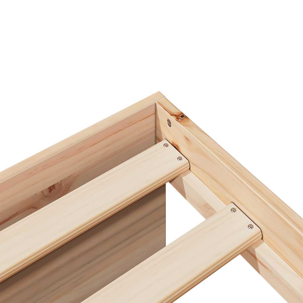 Day Bed without Mattress 90x200 cm Solid Wood Pine - Bargainia.com - 