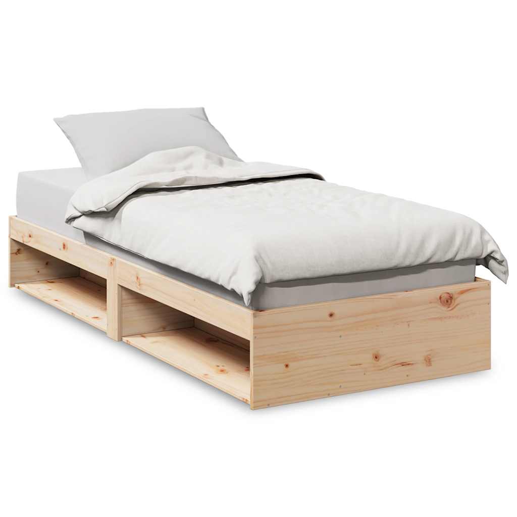 Day Bed without Mattress 90x200 cm Solid Wood Pine - Bargainia.com - 