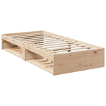 Day Bed without Mattress 90x200 cm Solid Wood Pine - Bargainia.com - 