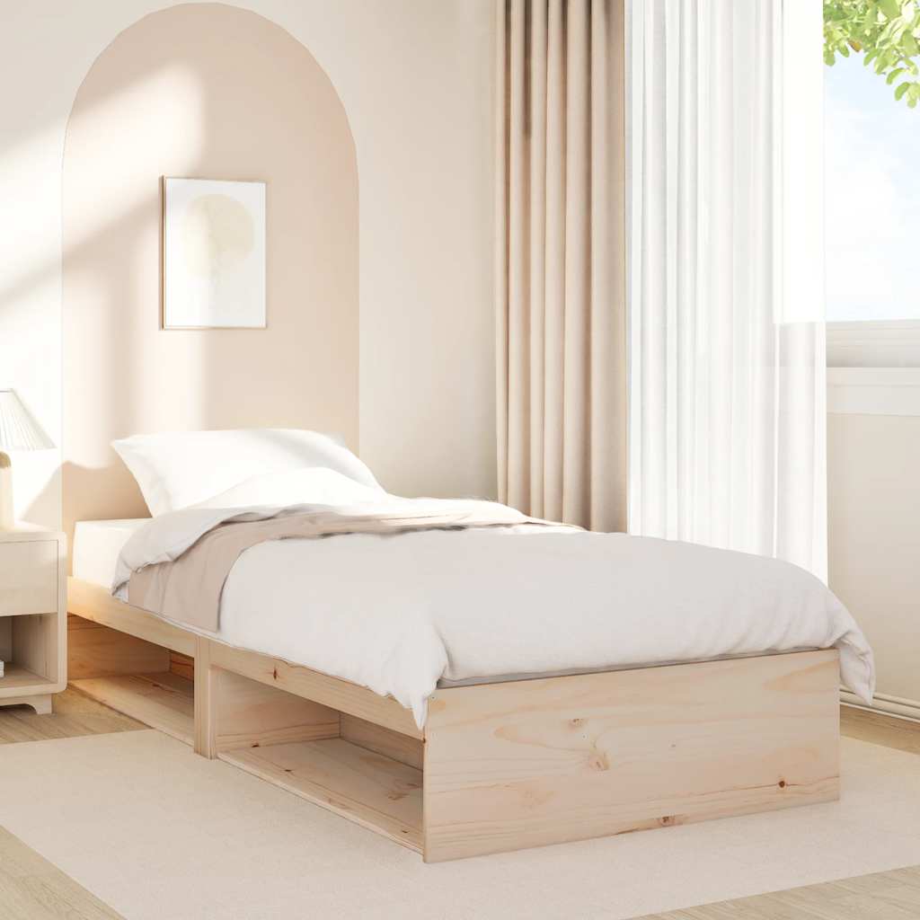 Day Bed without Mattress 90x200 cm Solid Wood Pine - Bargainia.com - 