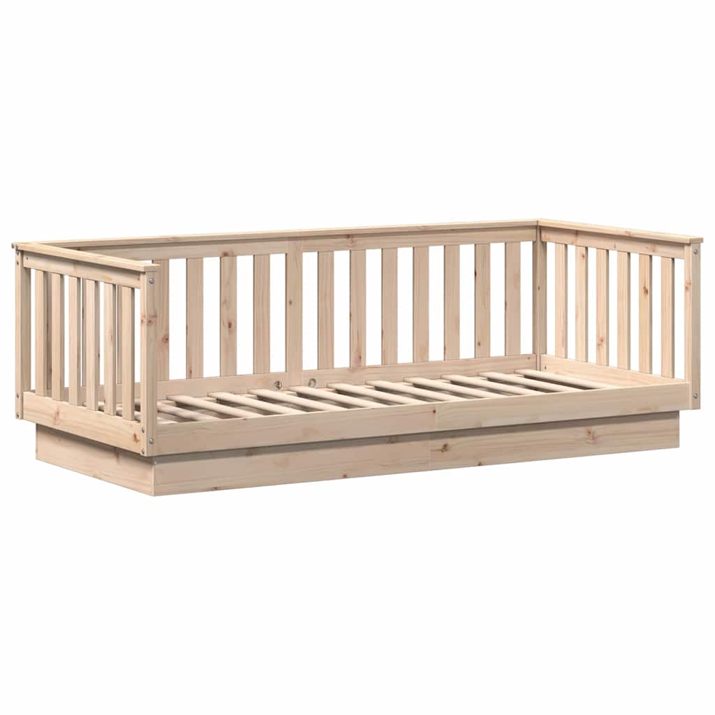 Day Bed without Mattress 90x200 cm Solid Wood Pine - Bargainia.com - 