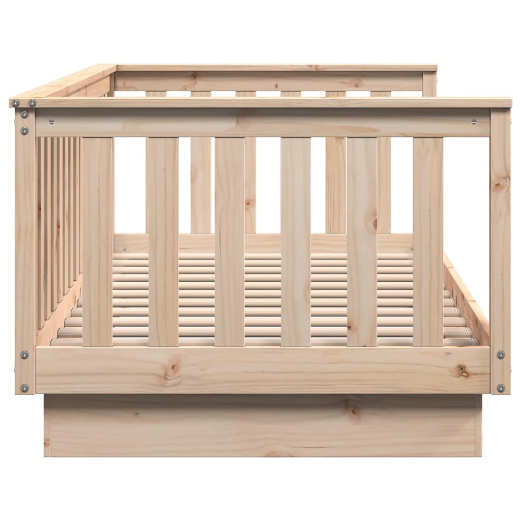 Day Bed without Mattress 90x200 cm Solid Wood Pine - Bargainia.com - 