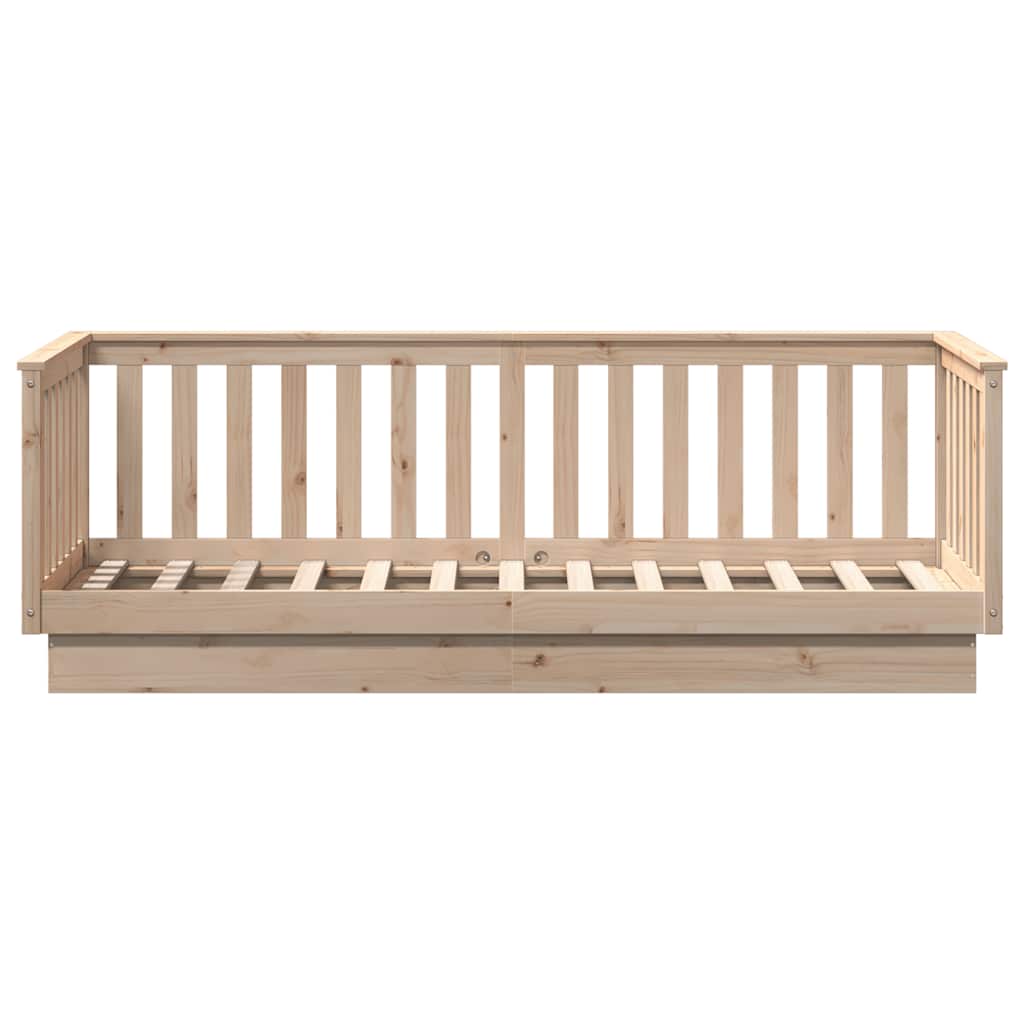 Day Bed without Mattress 90x200 cm Solid Wood Pine - Bargainia.com - 