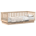 Day Bed without Mattress 90x200 cm Solid Wood Pine - Bargainia.com - 