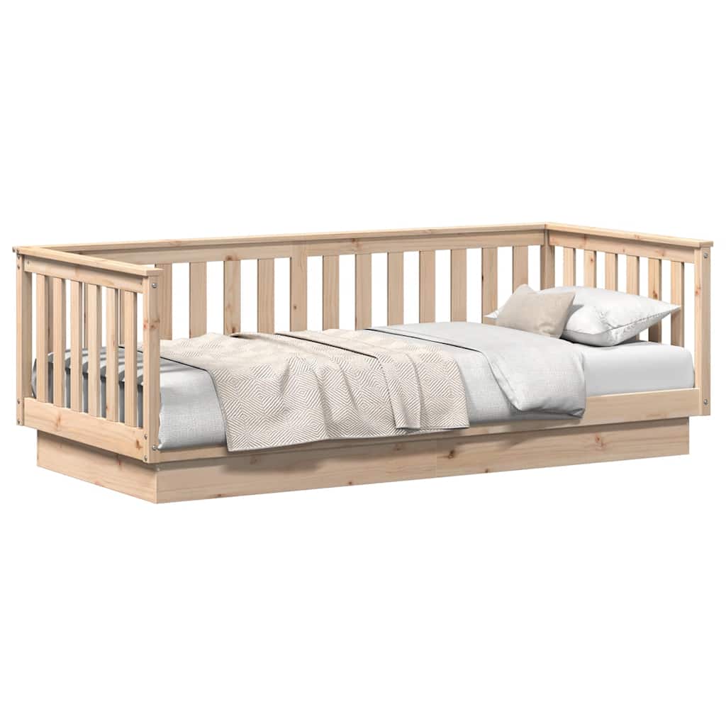 Day Bed without Mattress 90x200 cm Solid Wood Pine - Bargainia.com - 