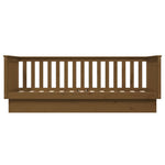 Day Bed without Mattress Honey Brown 100x200 cm Solid Wood Pine - Bargainia.com - 