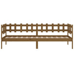 Day Bed without Mattress Honey Brown 80x200 cm Solid Wood Pine - Bargainia.com - 