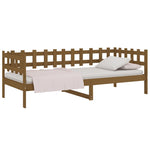 Day Bed without Mattress Honey Brown 80x200 cm Solid Wood Pine - Bargainia.com - 